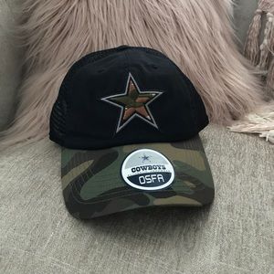 Black and Camouflage Star Logo Cap